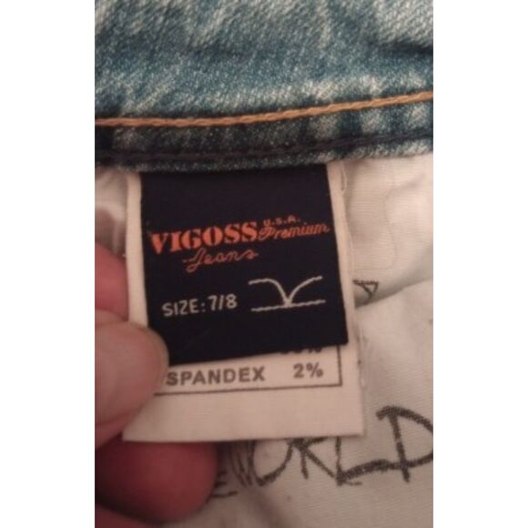 Vigoss Women's Size 7/8 Light Blue Capri's - Picture 7 of 10